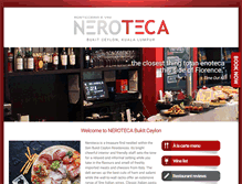 Tablet Screenshot of neroteca.com